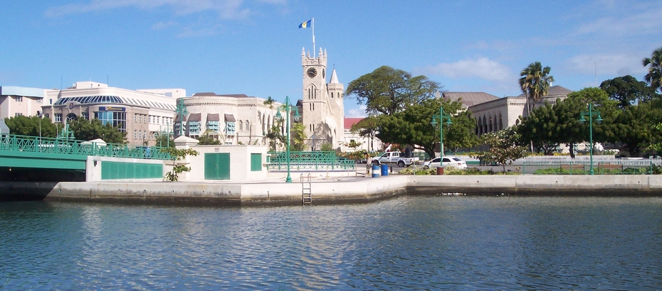 View from Independence Square Barbados